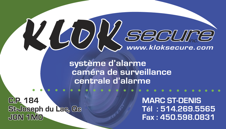 Klok Secure Inc. - Annonce Web